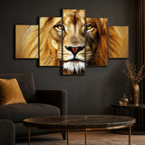 Tableau Lion Peinture Moderne porté