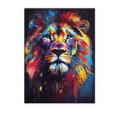 Toile Lion Pop Art
