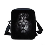 Sac bandoulière lion orange