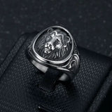 Bague Tête de Lion Zircon