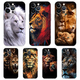 Coque iPhone Lion Couleurs Astrales