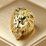 Bague Tête de Lion Élégante