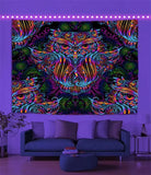 Toile Lion Galaxie