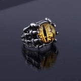 Bague Tête de Lion Onyx Noir