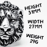 Bague Tête de Lion Serpent