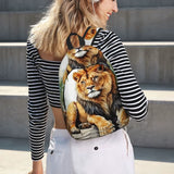Sac à dos Lion en forêt