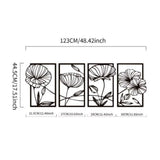Stickers Lion Arbre Noir