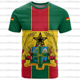 T-Shirt Lion Couleurs Panafricaines