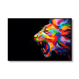 Toile Lion Pop Art Moderne