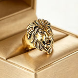 Bague Tête de Lion Élégante