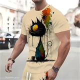 T-Shirt Lion Oversize Noir