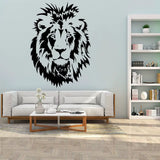 Sticker mural lion en vinyle