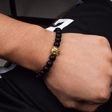 Bracelet Lion Or Jaune Ancien