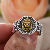 Bague Tête de Lion Chinois Ancien