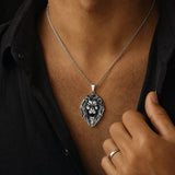 Pendentif Lion Détermination porté