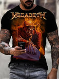T-Shirt Lion Peinture Graphique