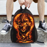 Sac à dos Lion Totem doré