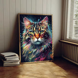 Tableau Lion Aquarelle