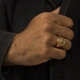 Bague Tête de Lion Ancien porté