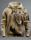 Sweat à capuche Lion Cristal
