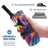 Serviette de Plage Lion Multicolore