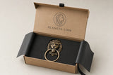 Heurtoir Lion Bronze Ancien — ce que vous allez recevoir