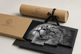 Tableau Lion Savane Sombre — ce que vous allez recevoir
