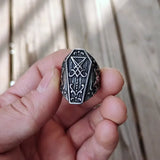 Bague Tête de Lion Octogonale