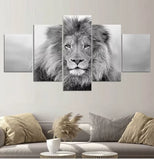 Tableau Lion Design Foudroyant