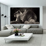 Toile Lion Posé