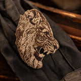 Patch Lion Menaçant porté