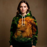 Sweat Lion Douceur Féline porté