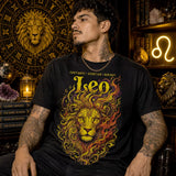 T-Shirt Lion Zodiaque Bicolore