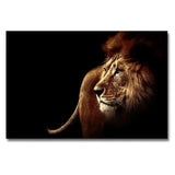 Toile Lion Félidé