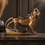 Statue Lion Roi des Animaux porté