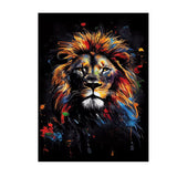 Toile Lion Pop Art