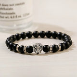 Bracelet Lion en perles de pierre