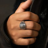 Bague Tête de Lion Ferveur porté