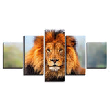Tableau Lion Lion Couleur Or