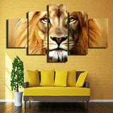 Tableau Lion Peinture Moderne