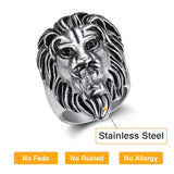Bague Tête de Lion Dorée