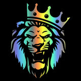 Stickers Lion Couronne