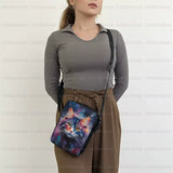 Sac bandoulière lion aquarelle