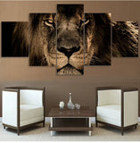 Tableau Lion Forte Tête