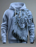 Sweat à capuche Lion Cristal