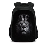 Sac à Dos Lion Tête Imprimée