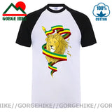 T-Shirt Lion Porte-Étendard Bicolore