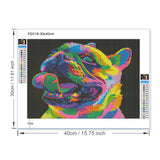 Toile Lion Portrait Pop Art