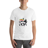 T-shirt Lion Reggae Bicolore