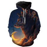 Sweat Loup Imprimé 3D